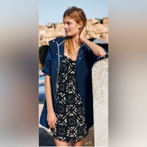 Madewell 100% silk, black mini dress, size 4 🖤